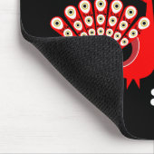 Pheasant Peacock Art Mousepad (Ecke)