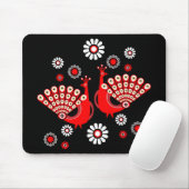 Pheasant Peacock Art Mousepad (Mit Mouse)