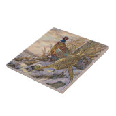 Pheasant Pillar Candle Flask Geschenkboxen Fliese (Seite)