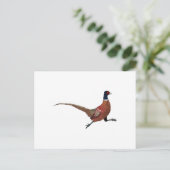 PHEASANT POSTKARTE (Stehend Vorderseite)