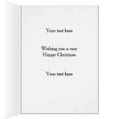 Pheasant riding Springer Spaniel Christmas card (Innen (Rechts))