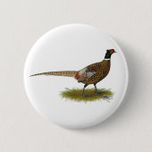 Pheasant Rooster Button (Vorderseite)