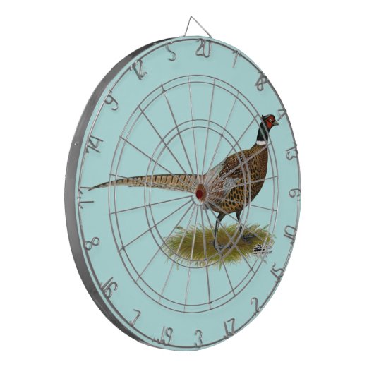 Pheasant Rooster Dartscheibe (Vorderseite Links)