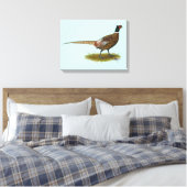Pheasant Rooster Leinwanddruck (Insitu (Schlafzimmer))