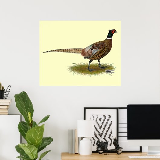 Pheasant Rooster Poster (Heimbüro)