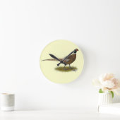 Pheasant Rooster Runde Wanduhr (Zuhause)
