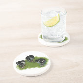 Pheasant Sandstein Untersetzer (Seite)