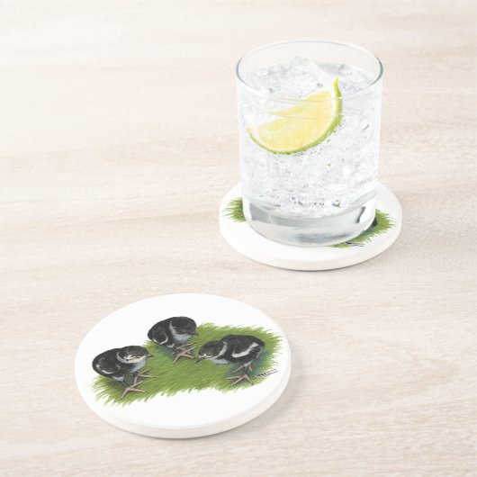 Pheasant Sandstein Untersetzer (Seite)