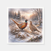 Pheasant  serviette (Vorderseite)