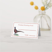 Pheasant Shooting Party Platzkarte (Vorderseite)
