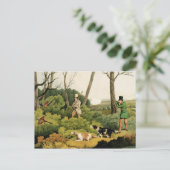 'Pheasant Shooting', Pub. von Thomas McLean, 1820  Postkarte (Stehend Vorderseite)