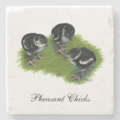 Pheasant Steinuntersetzer (Vorderseite)