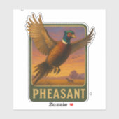 Pheasant Sticker (Blatt)