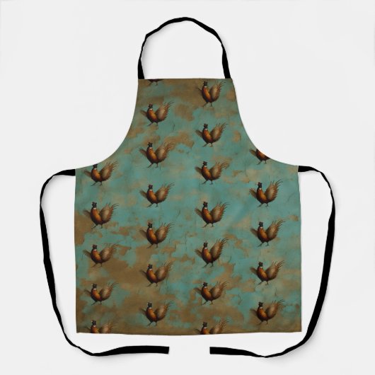 Pheasant strutting design schürze (Vorderseite)