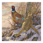 Pheasant Tapestry Poster Triptych (Vorne)
