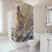 Pheasant Tapestry Poster Triptych Button Schlüssel Duschvorhang (Beispiel)