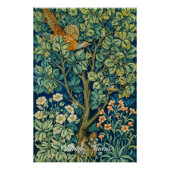 Pheasant Tapestry - William Morris Poster (Vorderseite)