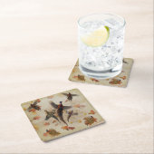 Pheasant tapestyposter Acryltriptych k Rechteckiger Pappuntersetzer (Vor Ort)