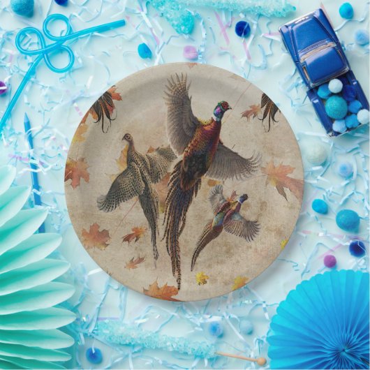 Pheasant-Teller Pappteller (Party)