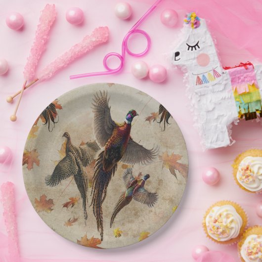 Pheasant-Teller Pappteller (Party)