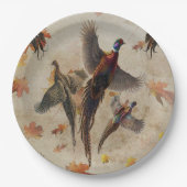 Pheasant-Teller Pappteller (Vorderseite)