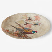 Pheasant-Teller Pappteller (Schrägansicht)