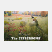 Pheasant und Bob White Quads Fußmatte (Vorderseite)