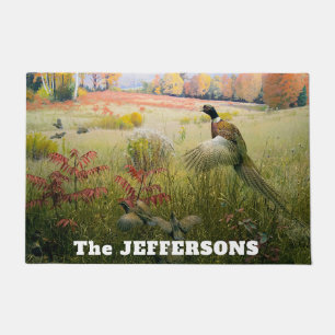 Pheasant und Bob White Quads Fußmatte