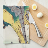 Pheasant und Chrysanthemum, Hiroshige, Ukiyo-e Geschirrtuch (Viertel Falte)