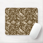 Pheasant und Hare Pattern, braun und Beige Mousepad (Mit Mouse)