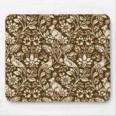 Pheasant und Hare Pattern, braun und Beige Mousepad (Vorne)
