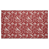 Pheasant und Hare Pattern, Deep Red und Creme Stoff (Fat Quarter (45,7 x 55,9 cm))
