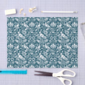 Pheasant und Hare Pattern, Indigo Blau und Weiß Seidenpapier (Handwerk)