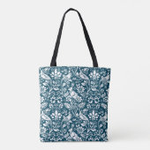 Pheasant und Hare Pattern, Indigoblau und Weiß Tasche (Rückseite)