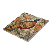 Pheasant Vintage Floral William Morris Inspired  Fliese (Seite)