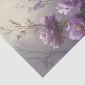 Pheasant Violet Floral Illustration Seidenpapier (Detail)