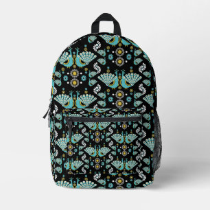 Pheasants Peacock Art Bedruckter Rucksack