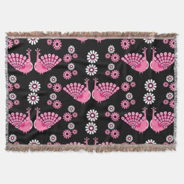 Pheasants Peacock Art Decke