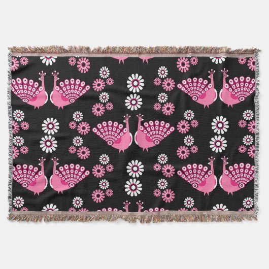 Pheasants Peacock Art Decke (Vorderseite)