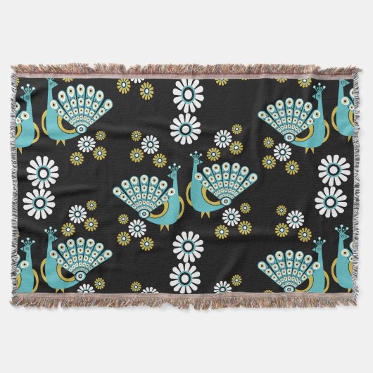 Pheasants Peacock Art Decke (Vorderseite)