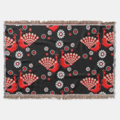 Pheasants Peacock Art Decke (Vorderseite)