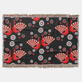 Pheasants Peacock Art Decke