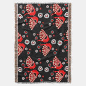 Pheasants Peacock Art Decke (Vorderseite Vertikal)