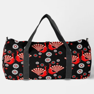 Pheasants Peacock Art Duffle Bag