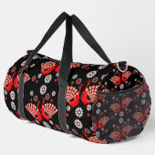 Pheasants Peacock Art Duffle Bag (Rechte Ecke)
