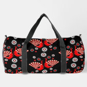 Pheasants Peacock Art Duffle Bag (Rückseite)