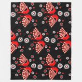 Pheasants Peacock Art Fleecedecke (Vorderseite)