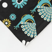 Pheasants Peacock Art Fleecedecke (Ecke)