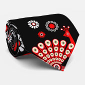 Pheasants Peacock Art Krawatte (Gerollt)