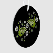 Pheasants Peacock Art Ornament (Vorderseite)